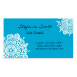 Elegant Business Card in Sky Blue and White