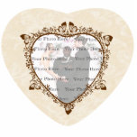 Elegant Butterfly Wedding Photo Frame Cut Outs