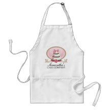 Elegant Cake Bakery Personalised Apron