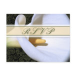 Elegant Calla Lily RSVP Postcard