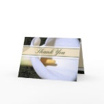 Elegant Calla Lily Thank You Card