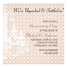 Elegant Chandelier Housewarming Party Invitation