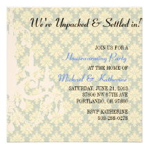 Elegant Chandelier Housewarming Party Invitation