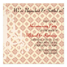 Elegant Chandelier Housewarming Party Invitation