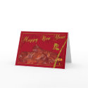 Elegant Chinese New Year Card, Year Of The Tiger