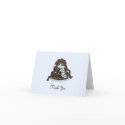 Elegant Chocolate and Blue Cake cards