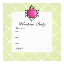 Elegant Christmas Bobble invitations
