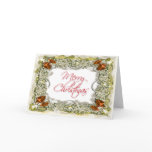 Elegant christmas greeting message cards