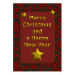 Elegant Christmas Tag business cards