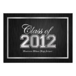 Elegant Class of 2012 Graduation Invitations