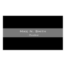 Elegant, cool black and grey  business cards.