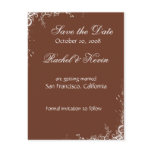 Elegant corners - Save the Date postcards