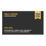 Elegant Corporate QR-Code Business Card business cards