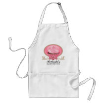 Elegant Cupcake Bakery Personalised Apron