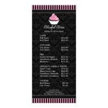 Elegant Cupcake Bakery Rack Cards