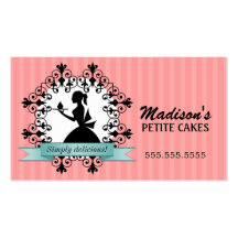Elegant Cupcake Business Cards
