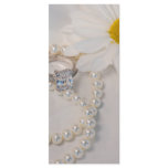 Elegant Daisy Wedding Program rack cards