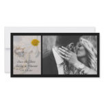 Elegant Daisy Wedding Save the Date Photo Card photo cards