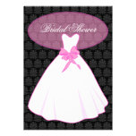 Elegant Damask Bridal Shower Invitation