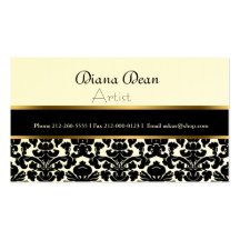 ELEGANT DAMASK BUSINESS CARD