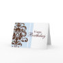 Elegant Damask for Happy Birthday - Customised