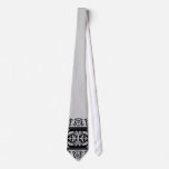 Elegant Damask Tie - Black
