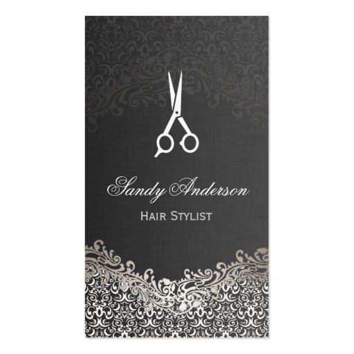 Create Your Own Hairdresser Hairstylist Business Cards