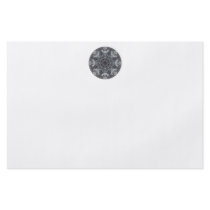 Elegant Decorative Round Pattern. Custom Flyer Design