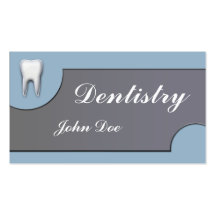 Elegant dentistry dentist dental business card