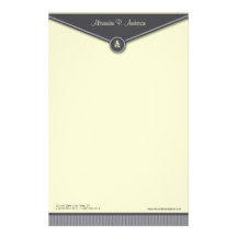 Elegant Envelope (slate) Monogram Stationery