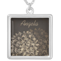Elegant Floral Bridal Party Gift Necklace