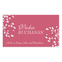 Elegant Floral Business Card