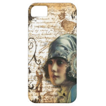 elegant floral girly vintage paris fashion iPhone 5 covers