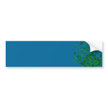 Elegant Floral Swirls bumper stickers