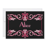 Elegant Flourish Frame Invitations