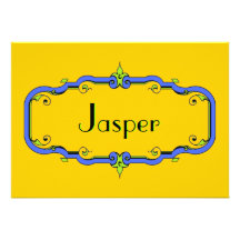 Elegant Flourish Frame Invite