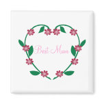 Elegant Flower Heart-Best Mum