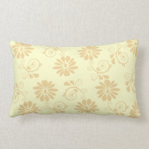 elegant flower swirl and parsley MoJo Pillow