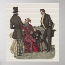 Elegant Gentlemen of the Biedermeier Period Posters