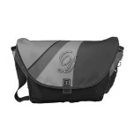 Elegant Glass Monogram Letter D Commuter Bags