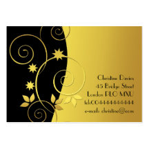 Elegant, golden business card