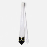 Elegant Golden Yellow Swirls ties