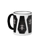 Elegant gothic coffin mugs