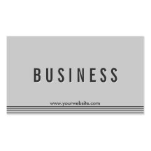 Elegant Grey Plastic Surgeon Business Card