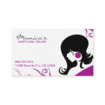 Elegant Hair Salon w/ Appointment Date business cards