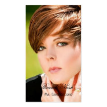 Elegant Headshot Business Card