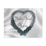 Elegant Heart Frame Postcards
