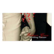 elegant hearts B&W vintage couple holding hands Business Card Templates