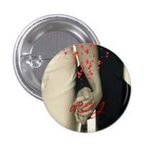 elegant hearts B&W vintage couple holding hands Pin