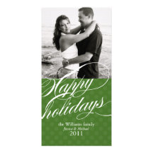 Elegant Holiday Card Photo Card